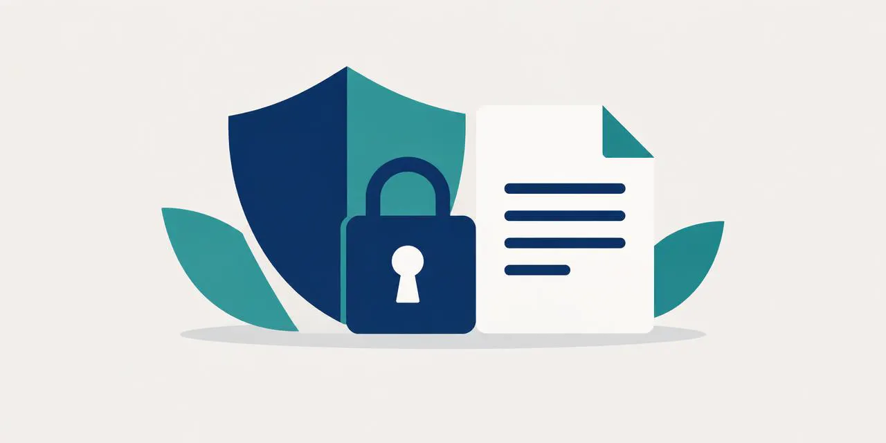 Illustration representing privacy and personal information.